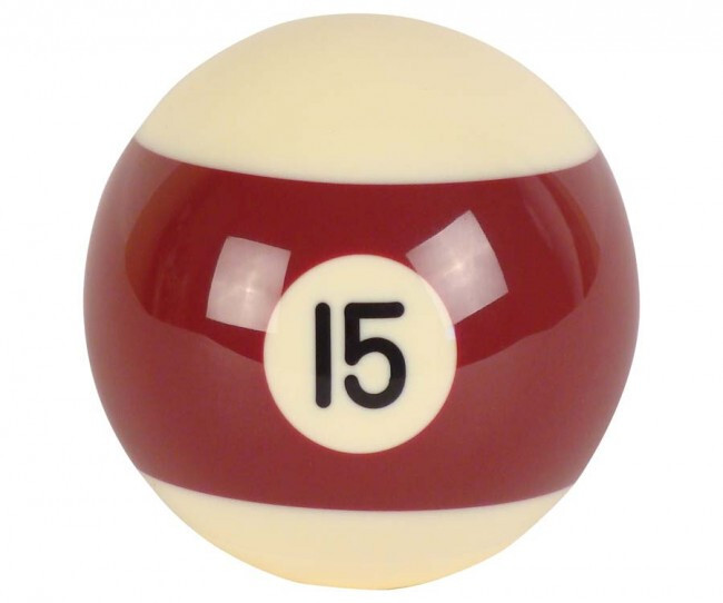 Individual Aramith Premier Replacement Pool Ball #15 - RBPR