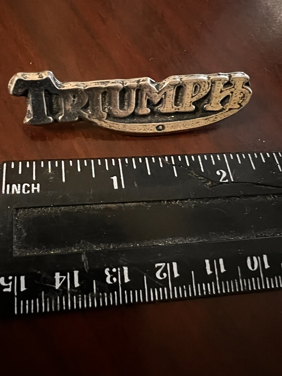 Triumph Pin British Flag Motorcycle Tank Vest Hat Shirt Badge Emblem Cafe Racing