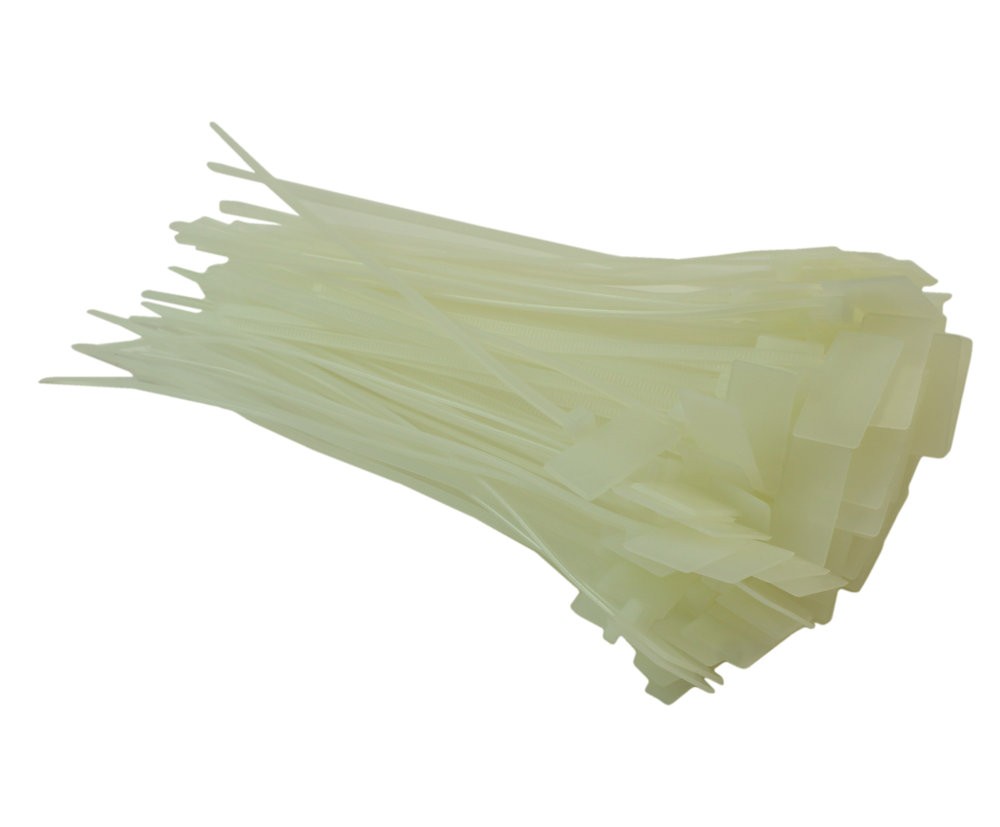 6inch Marker Tie White 100pk
