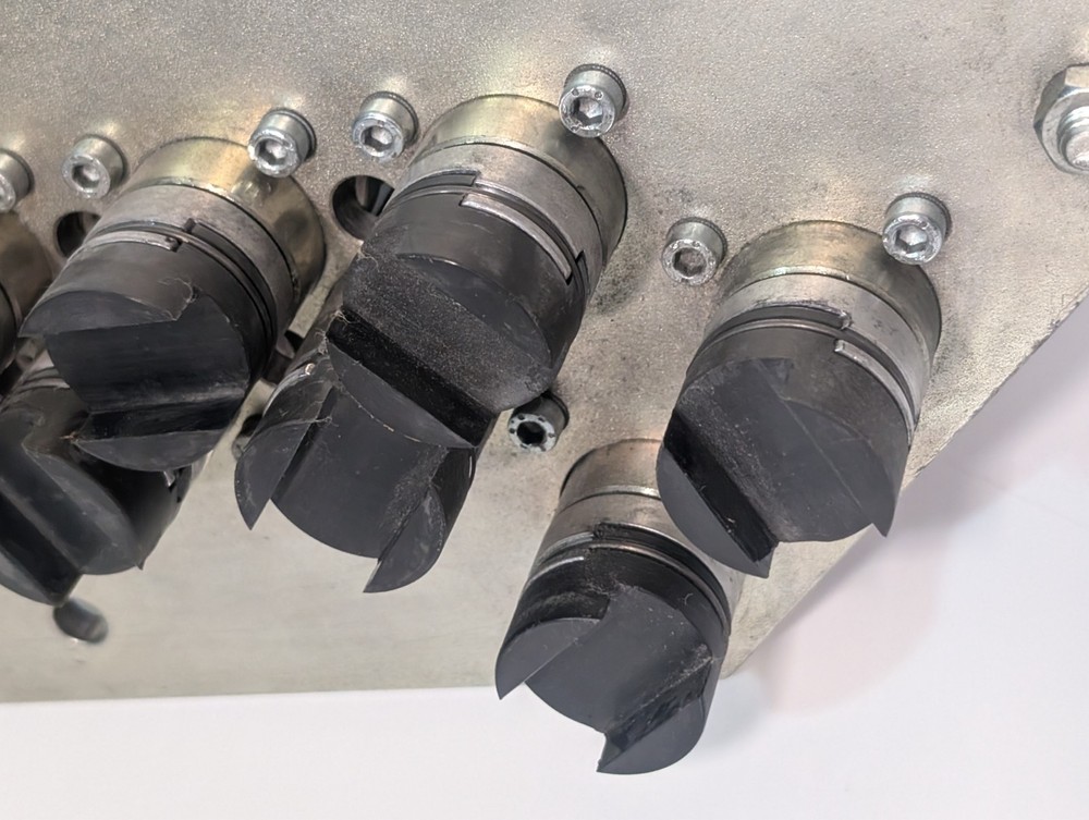 Endplate, 9-roller assembly, Streamfeeder SureFeed Bell Howell Pitney Bowes Bowe