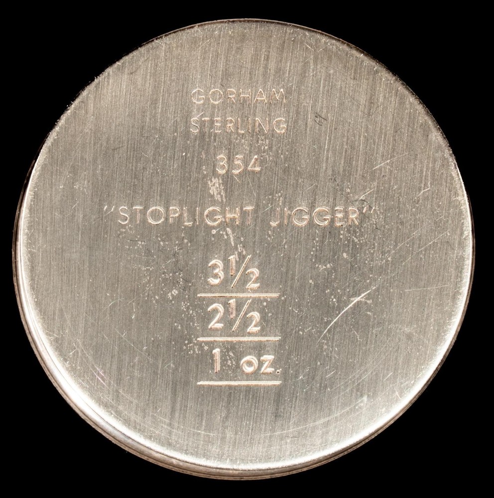 Gorham Sterling Silver Jigger STOPLIGHT 1-3 1/2 oz