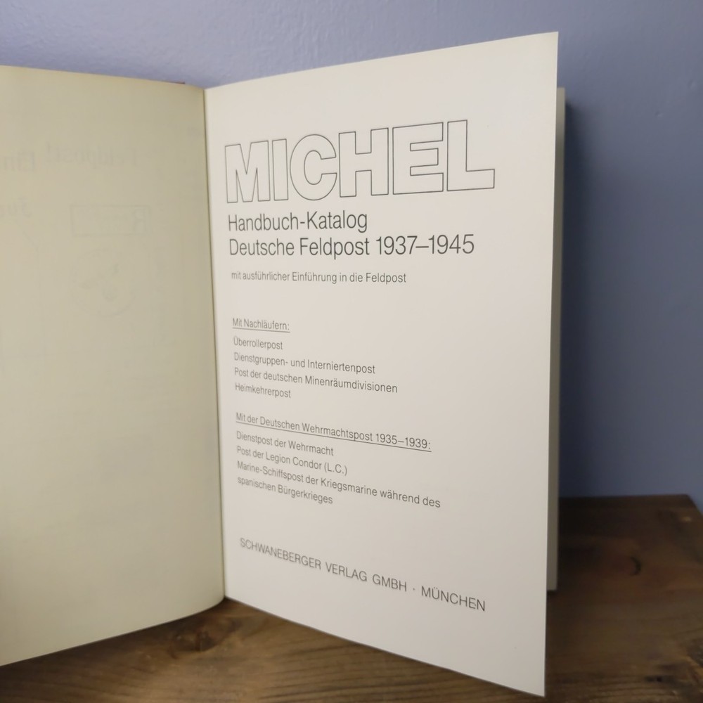 Michel Handbuch-Katalog Deutsche Feldpost 1937-1945 (German postal Book)