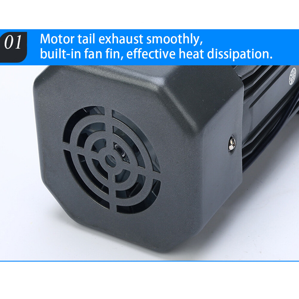 90W 110V AC Gear Motor with Variable Speed Controller and High Torque