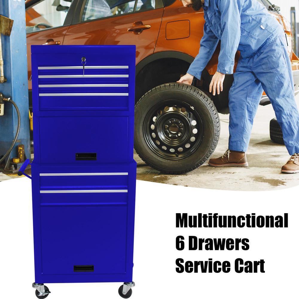 New Practical High Capacity Rolling Tool Chest with Wheels and Drawers