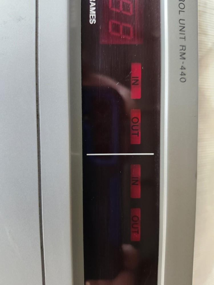 Sony Model RM-440 Automatic Editing Control Unit -Untested