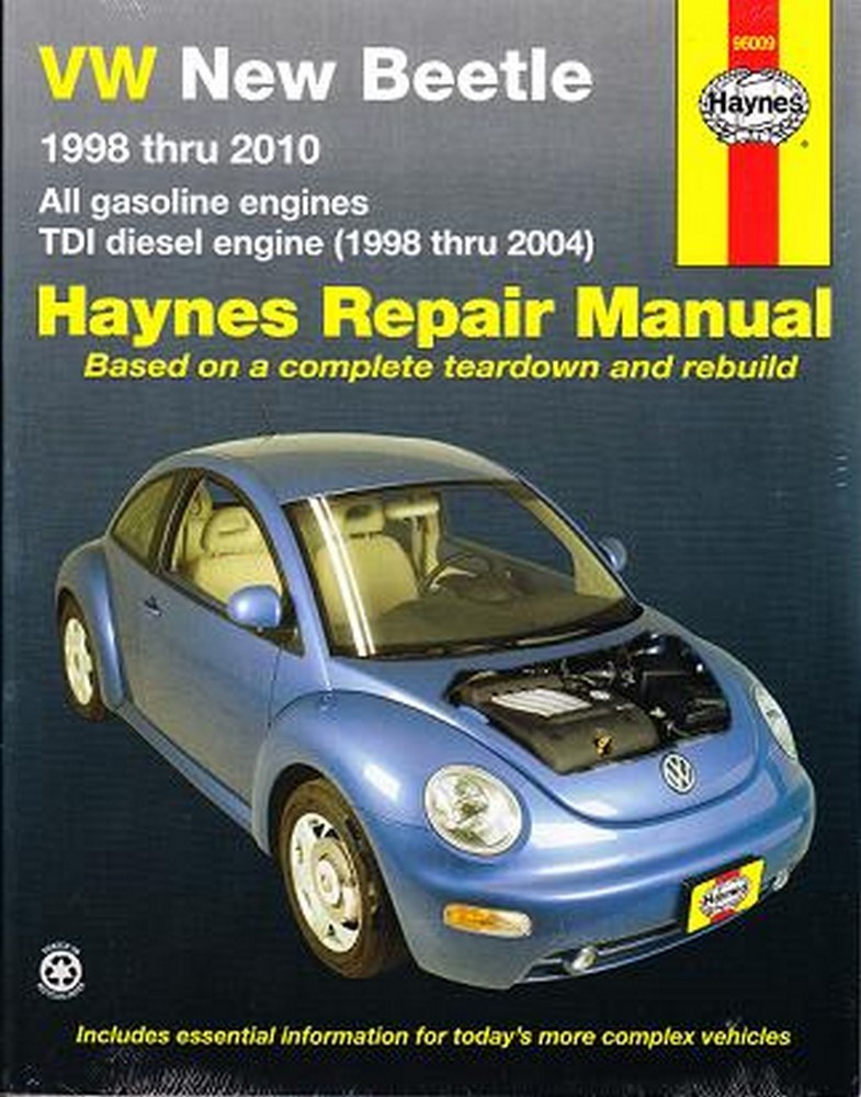 1998-2010 VW New Beetle Haynes Repair Service Workshop Manual Book Guide 29945