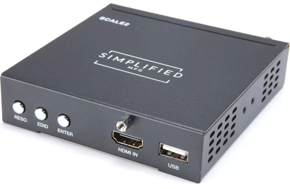 Simplified MFG Scale2 HDMI 18Gbps Scaler with Framerate Conversion 4k