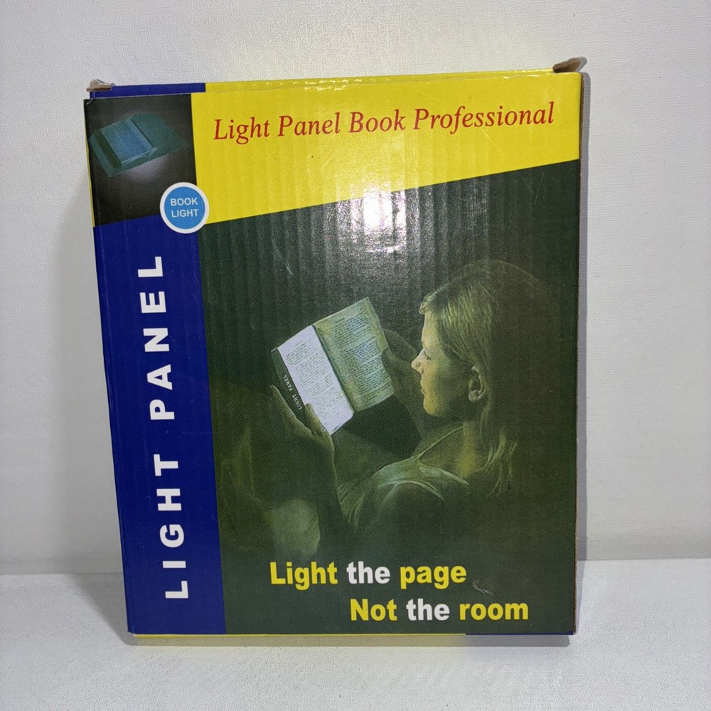 New Light Panel Book Light, LED Page Light