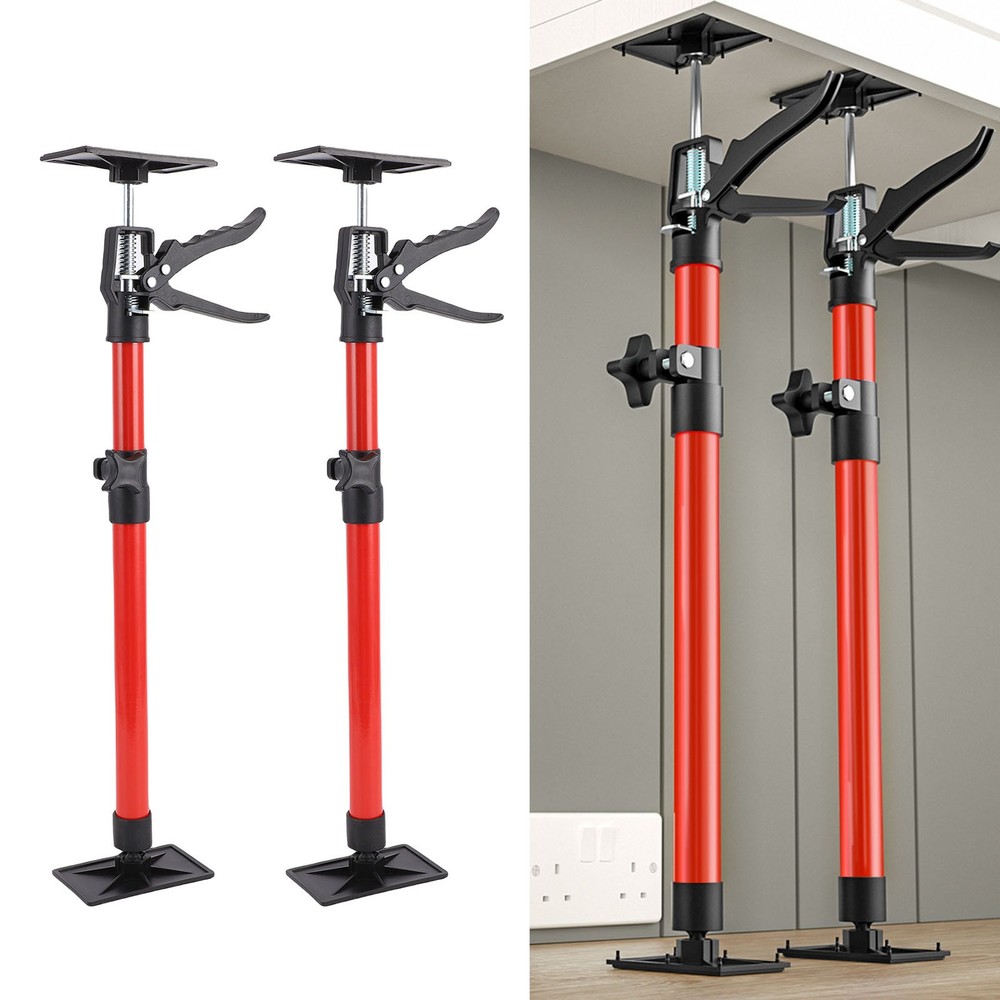 2 Sets Telescopic Cabinet Jacks Sturdy Support For Ceiling Installation Use