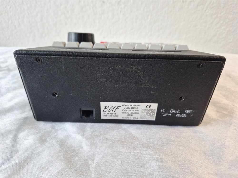 Buf Technology VQC-3000 Video Programming Quality Control System QC Controller