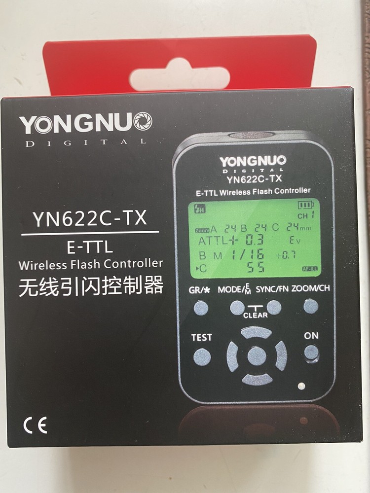 Yongnuo YN622C-TX E-TTL LCD Wireless Flash Controller Trigger For Canon DSLR