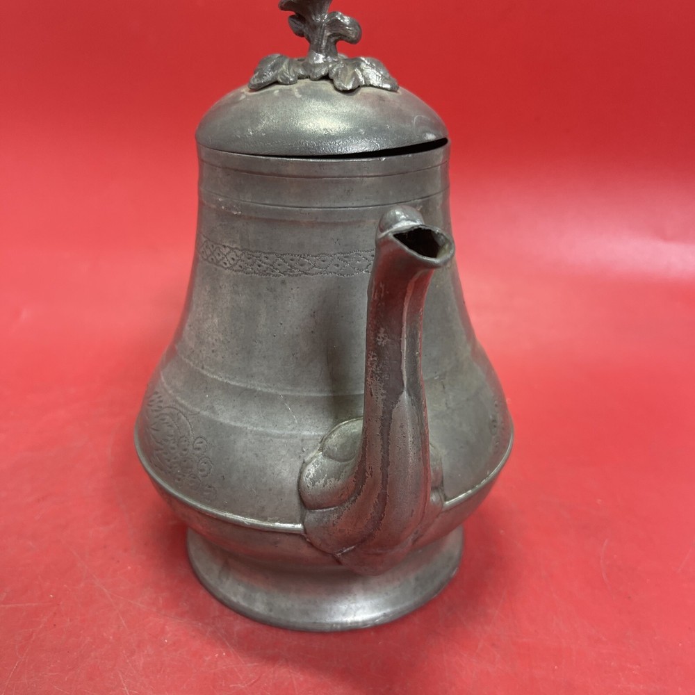 Antique Britannia Metal Tea Pot