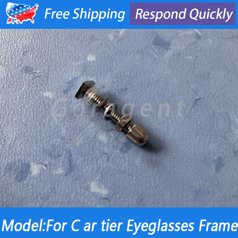 2.5*2.5mm Silver Square Screw & Bolt Set For C ar tier Eyeglasses Frame