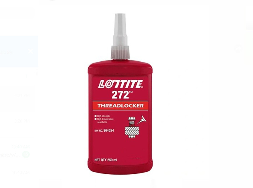 Henkal 272 (250ml) Loktite  Red High Temperature or Strength Thread Locker USA