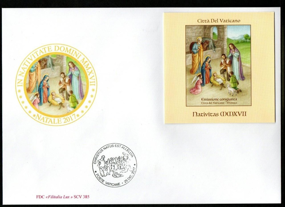 VATICAN 2017 Christmas Booklet Dated 25-12-2018