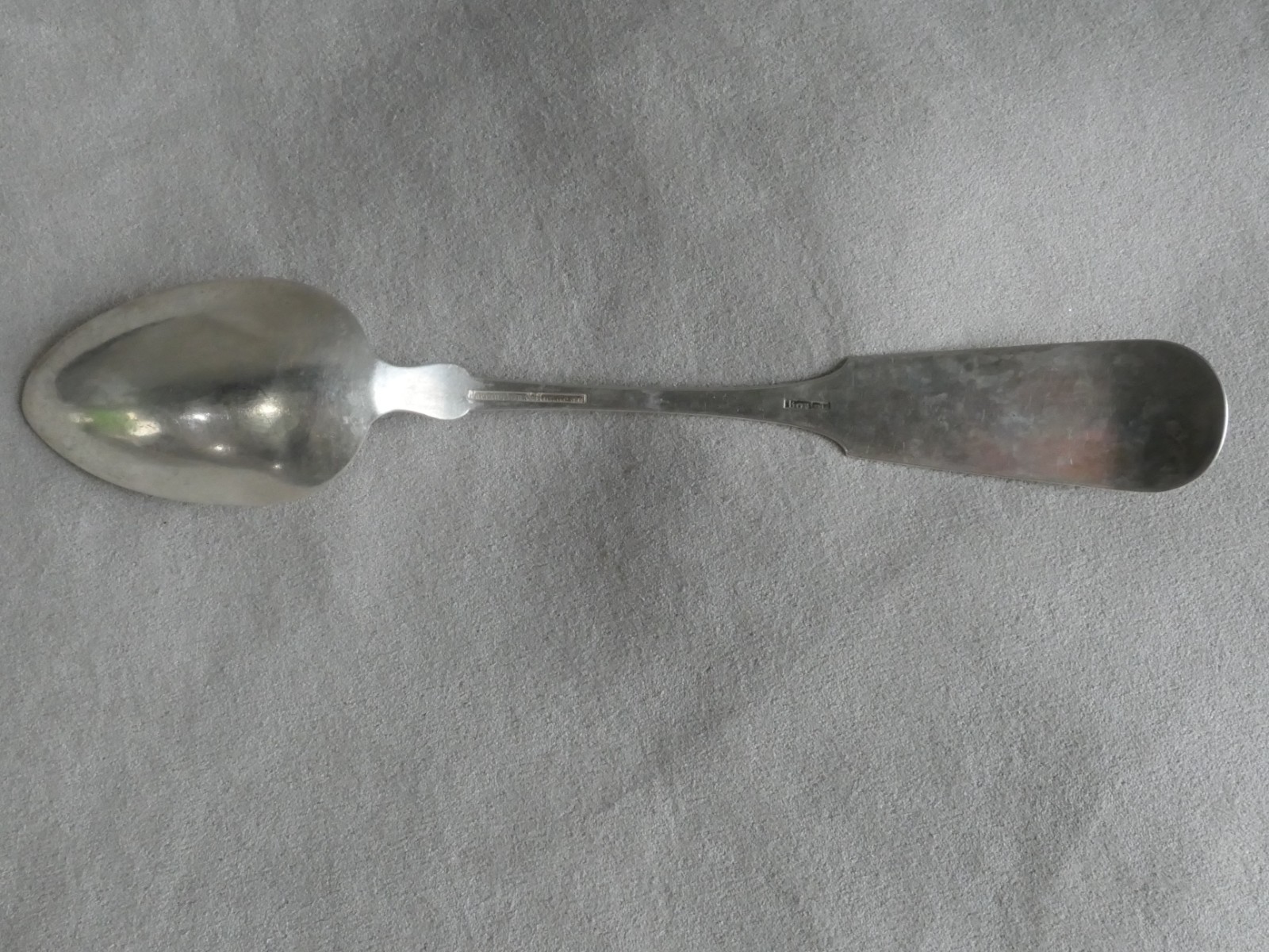 Two American Coin Silver Spoons FARRINGTON & HUNNEWELL Boston MA : 45.1g