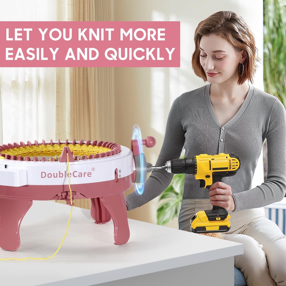 Knitting Machine Adapter, Quick Knit Accessories-Gray, Gray