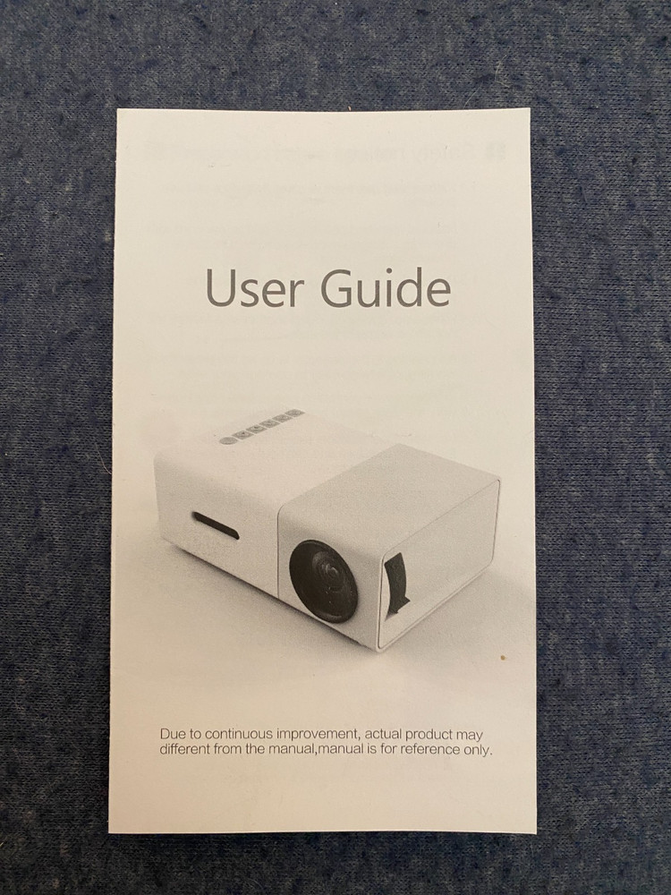 Mini Projector Rohs High Resolution LED projector W/Remote bundle Instructions