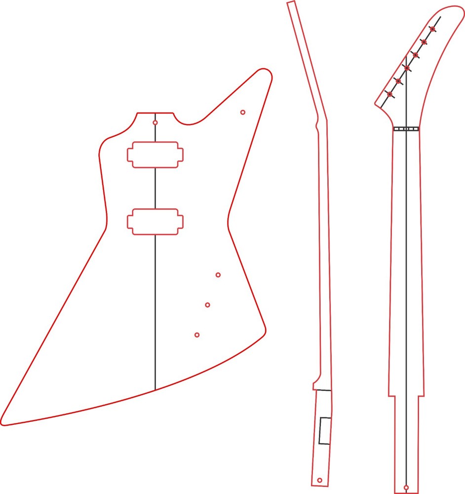 Explorer style template files vector DXF CDR PDF pattern CNC laser router