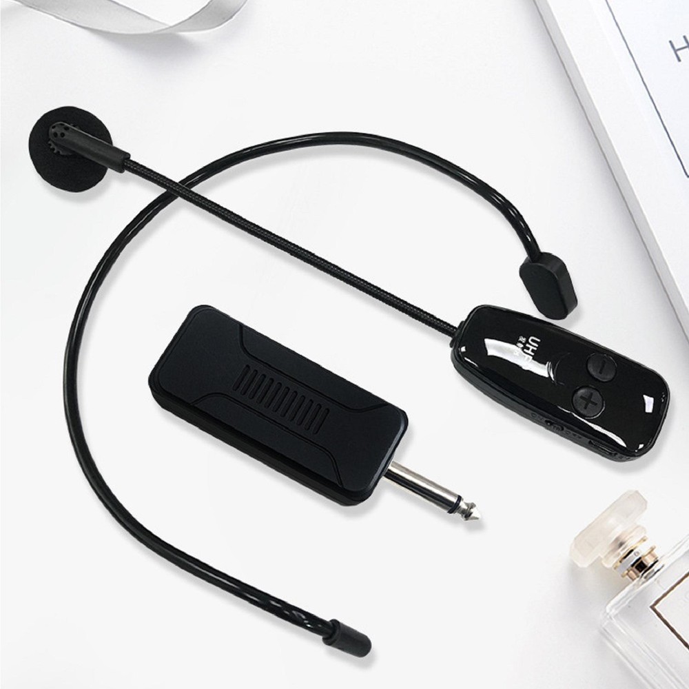 U12F UHF One For Two Wireless Headset Microphone Amplifier Mixer Universal B
