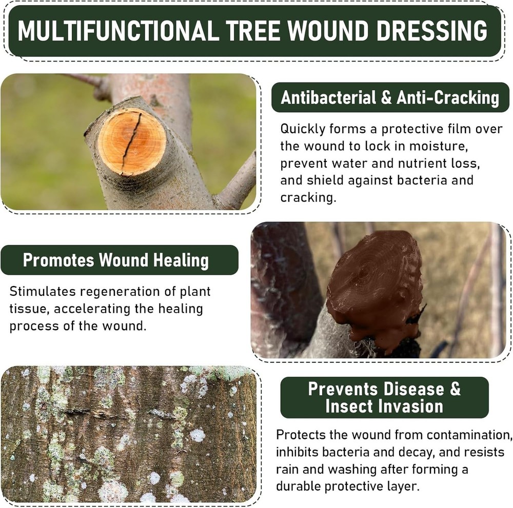 Tree Wound Sealant and Dressing, 500g Pack