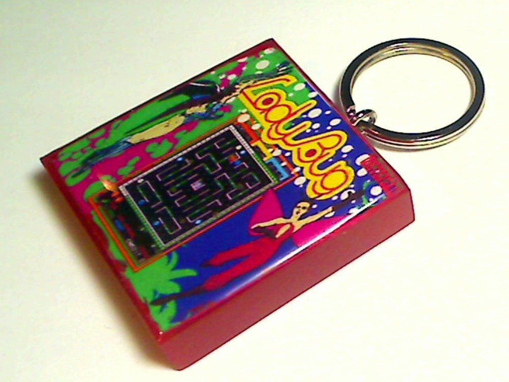Lady Bug Arcade Coin Door accessory Keychain
