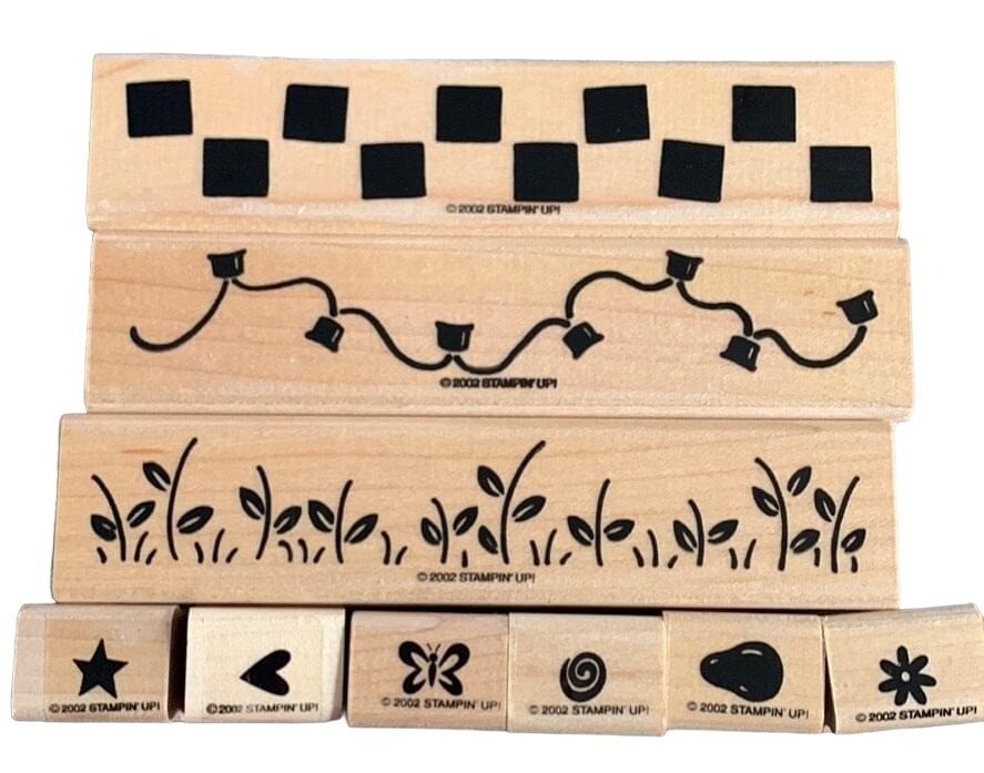 Stampin up Border Builders Rubber Stamp Set