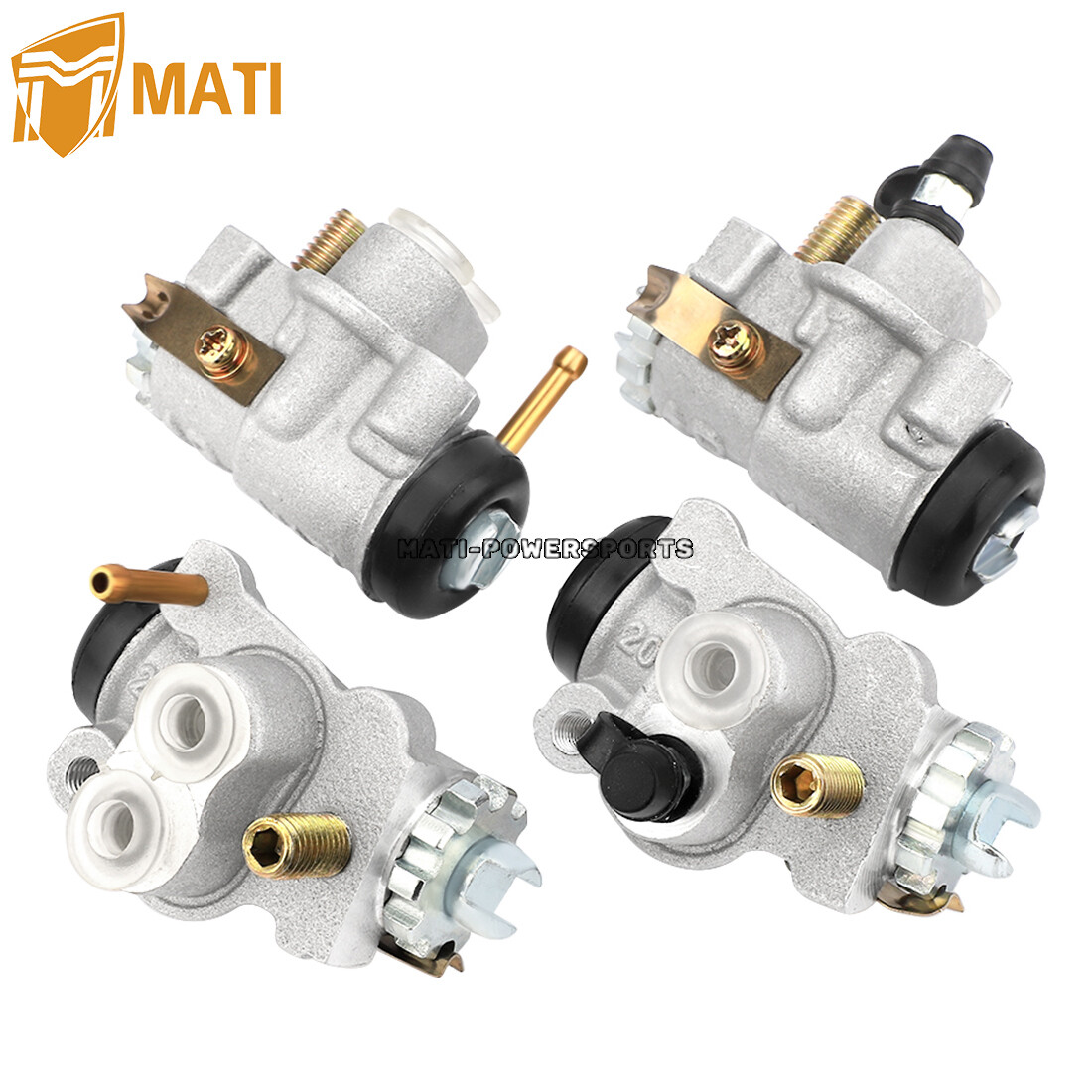 Front Brake Wheel Cylinders w/Shoes Kit for Honda TRX350FE/FM/TE Rancher 2000-03