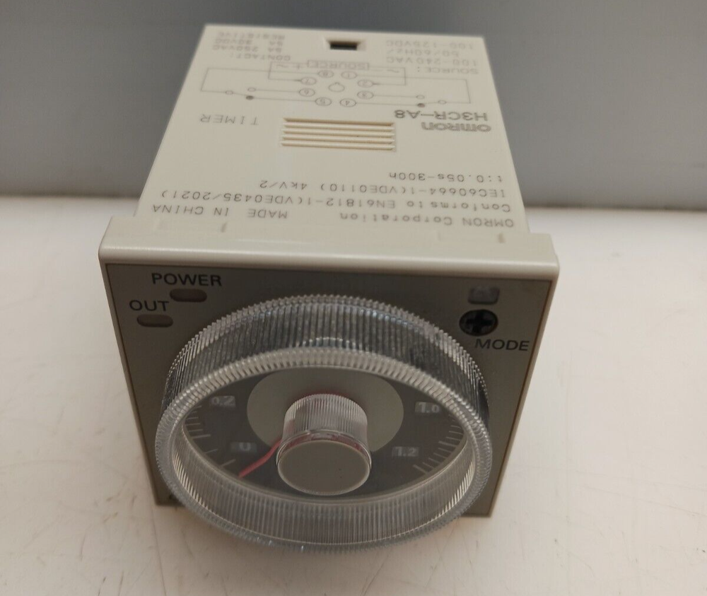 NEW OMRON H3CR-A8 MULTIFUNCTION ANALOG TIMER 100-240 VAC