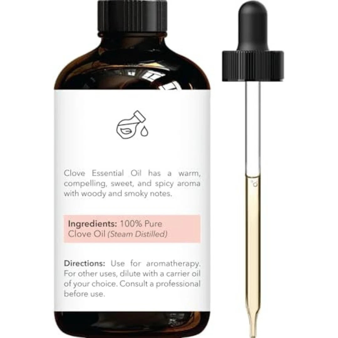 Clove Essential Oil - Huge 4 Fl Oz - 100% Pure and Natural - Premium Grade with