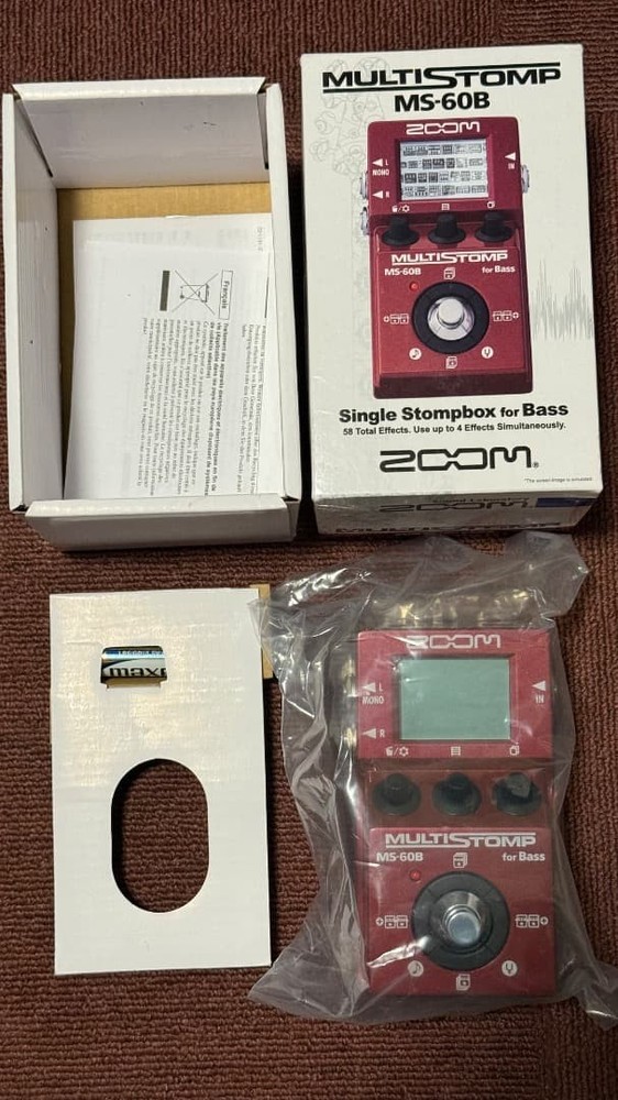ZOOM MULTISTOMP MS-60B bass effector