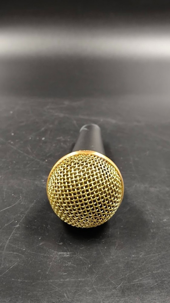 Fostex M-5 Unidirectional Microphone Used Working Black