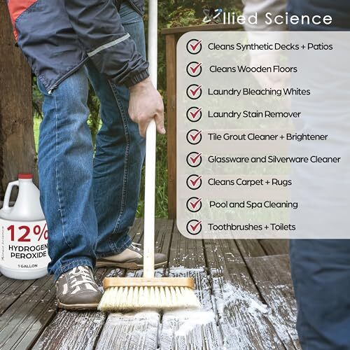 Allied Science 12% Hydrogen Peroxide, 2 Gallons