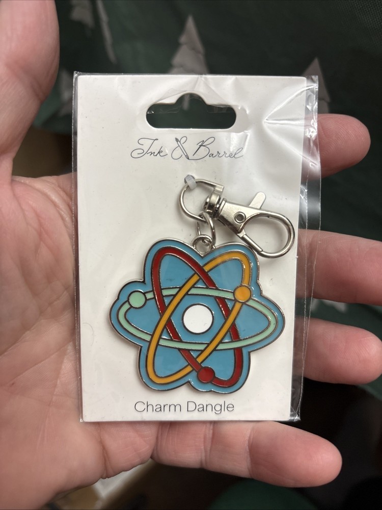 Ink & Barrel Bag Charm Dangle Accessory.