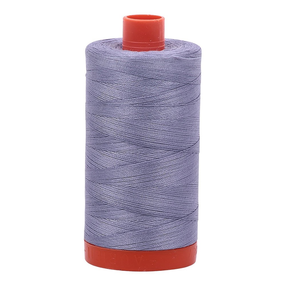 Mako Cotton Thread Solid 50wt 1422 Yards Grey Violet Sewing Quilting Thread