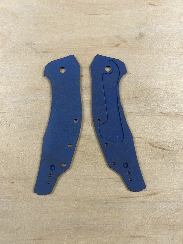 Custom Antique Anodized Titanium Zero Tolerance 0357 Handle Scales