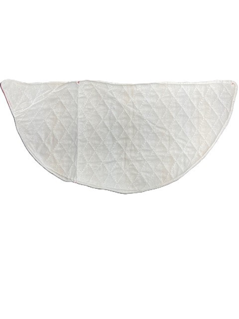Fancy Pre Folded Christmas Tree Napkin red white table decor place setting