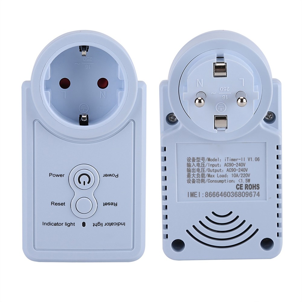 Hot Smart GSM Power Outlet Plug Socket With Temperature Sensor SMS Command