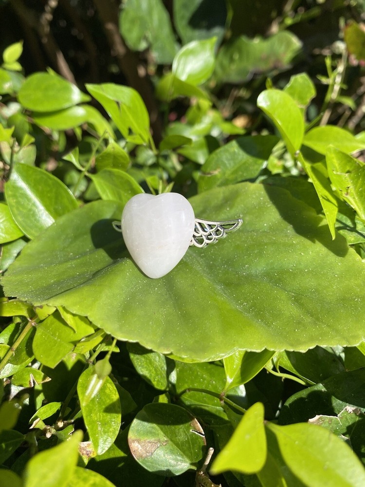 Rose Quartz Heart Ring