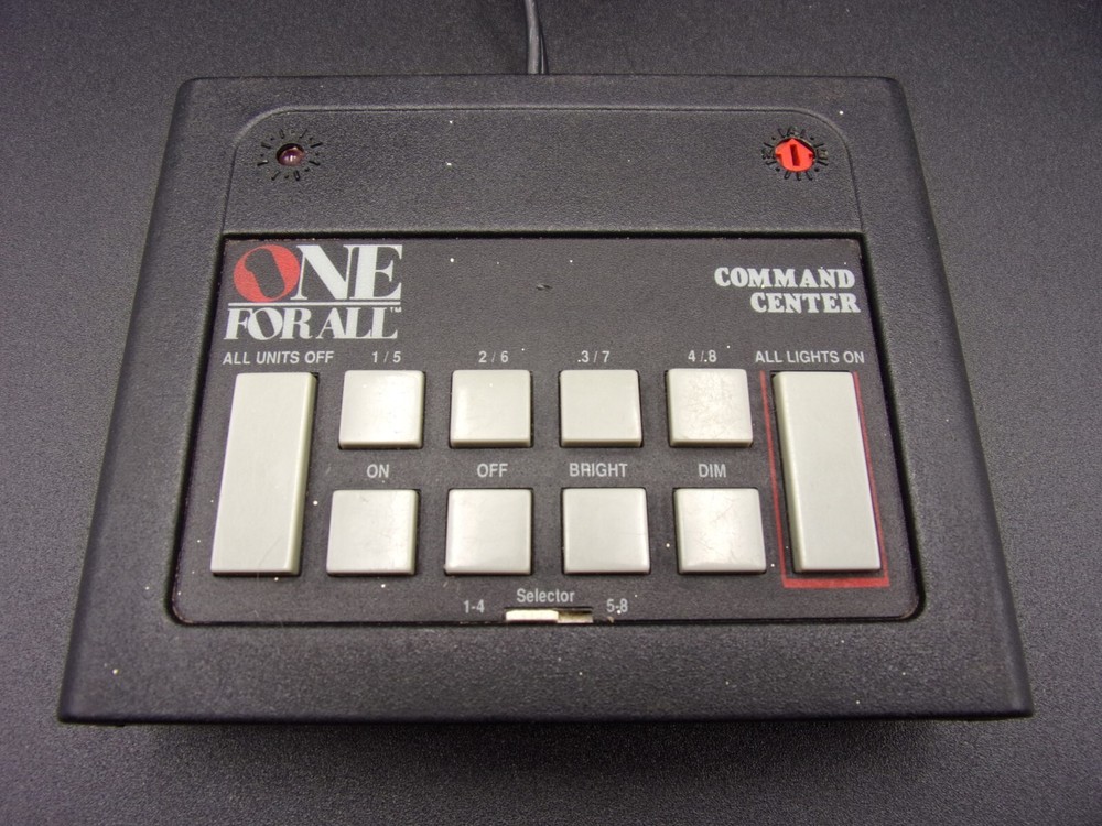 Control Pad One For All Command Center Wireless Model No. URC 3000