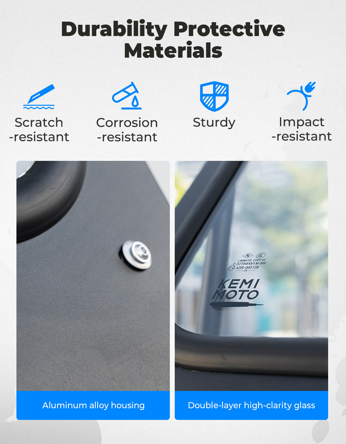 For RZR XP 1000/4 2019-2023 Glass Windshield W/ Sliding Vents+Dual Manual Wipers