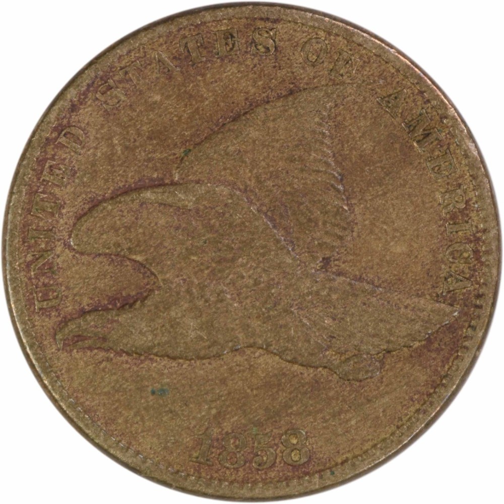1858 Flying Eagle Cent Small Letters VF Uncertified #932