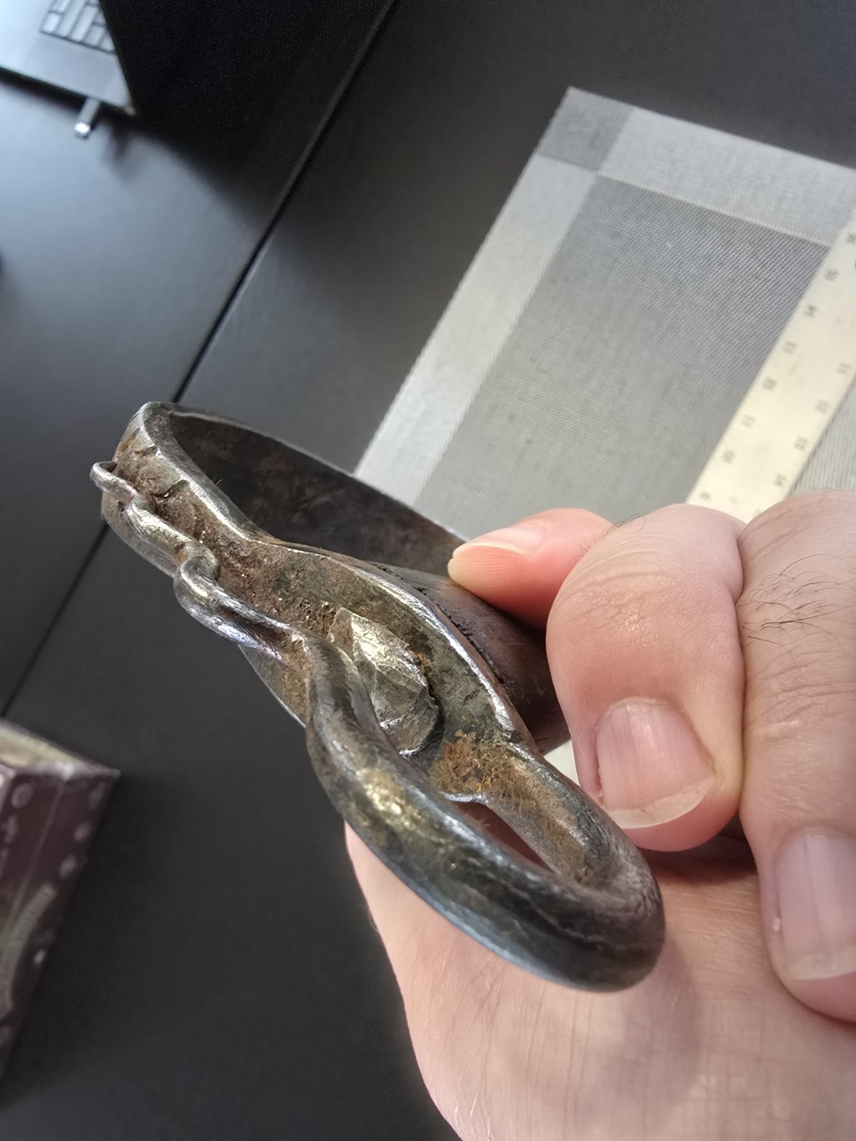 OLD ANTIQUE CONFEDERATE CIVIL WAR ERA SNAKE D GUARD BOWIE KNIFE FREE SHIPPING!!