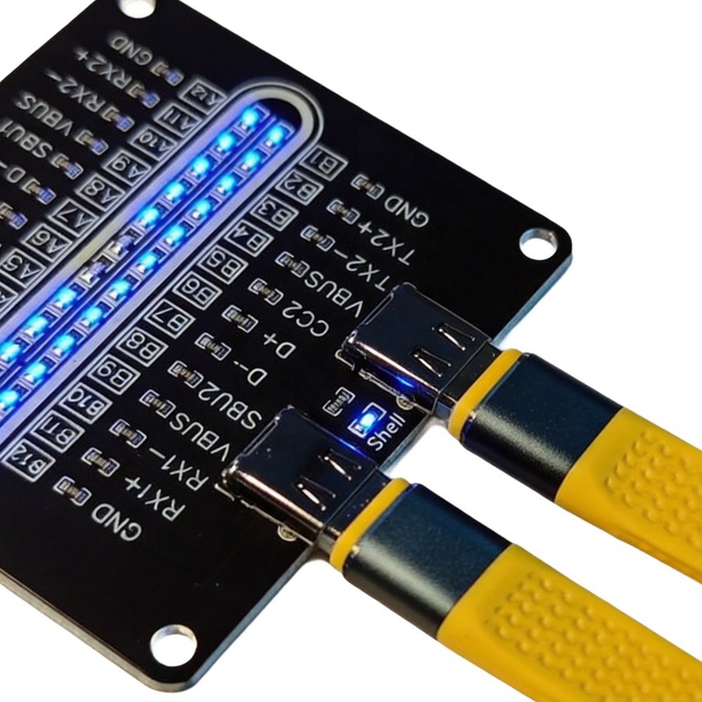 Type-C For data Cable Test Board Compatible with USB 3.0 Full Feature Cables