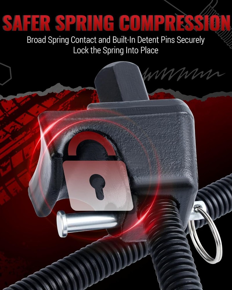 Reywoo Spring Compressor Tool, Heavy-Duty Coil Spring Compressor Tool with Locki