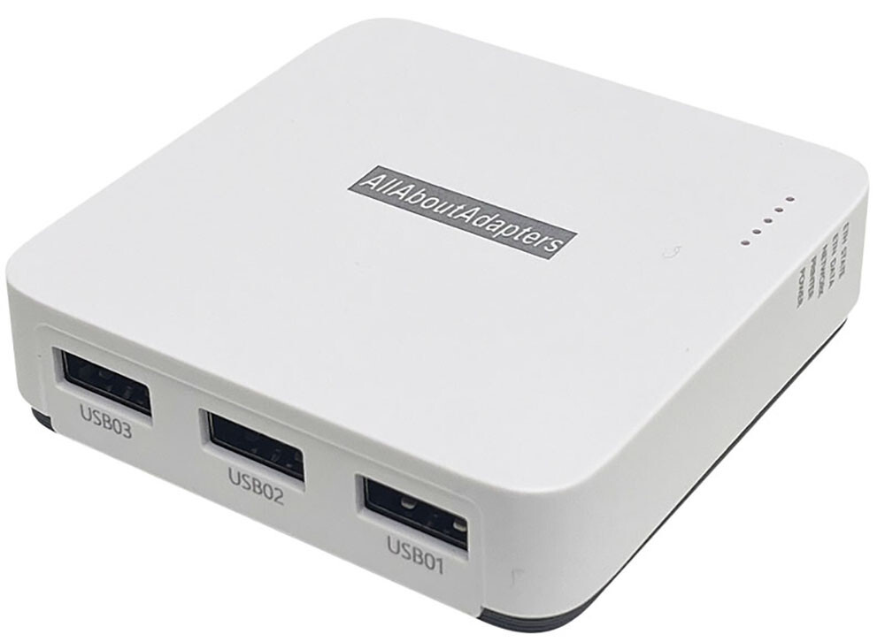 Wireless USB Printer Server Box For Sharing 3 USB Printers Over Local Network