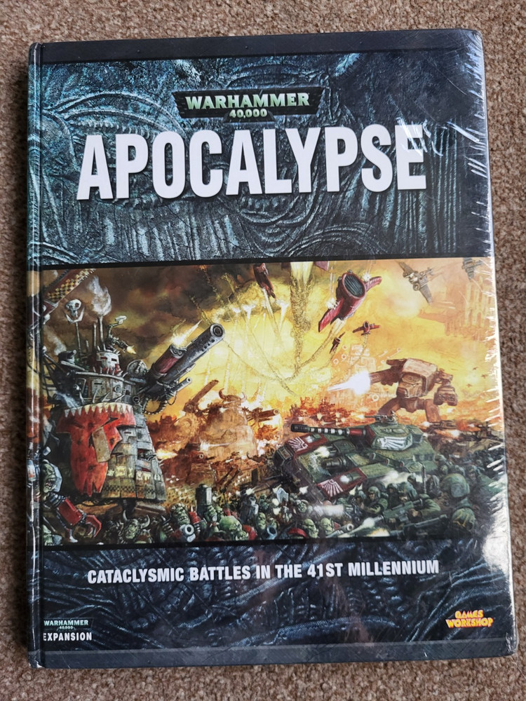 New Sealed Warhammer 40000 40k Apocalypse Hardback Expansion Sourcebook