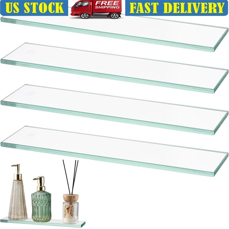 Medicine Cabinet Replacement Shelves Easy Install Storage Solution New