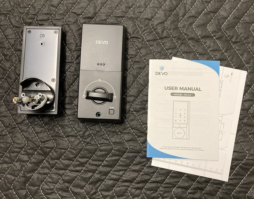 Devo G4 Wi-Fi Smart Lock Uses Finger Print, Key, App, Code, Card/Voice