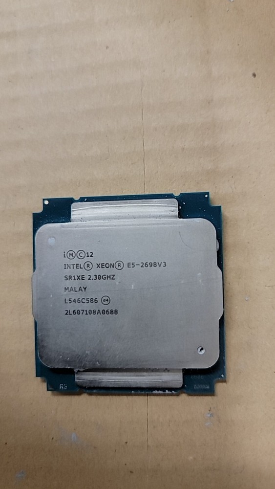 Intel Xeon E5-2698V3 16 Core CPU Server Processor 40M Cache, 2.30 GHz SR1XE
